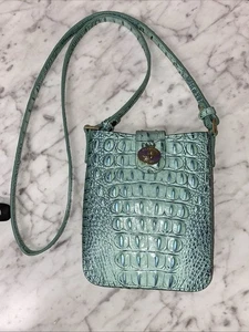 Borsa a tracolla Brahmin Aqua Marley Biscay Melbourne - Foto 1 di 12