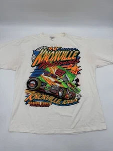 2003 Knoxville Nationals T Shirt Size XL Gildan Double Graphic Sprint Car Racing - Picture 1 of 10