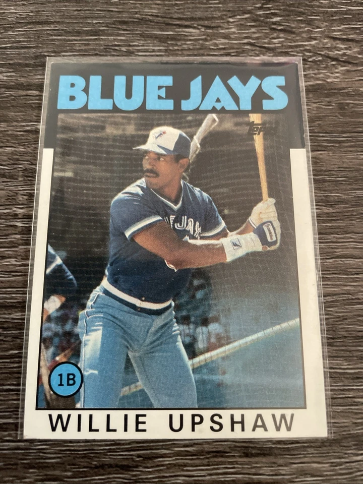 1986 Topps - Willie Upshaw #745 - Image 1 of 2