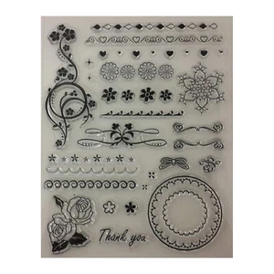 Habico Craft Stamp Designs Border Clear CS4414 - Picture 1 of 1