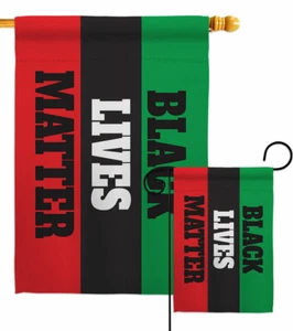 Cant Breathe BLM Bandiera da Giardino Causa Supporto Regalo Decorativo Cortile Casa Striscione - Foto 1 di 17