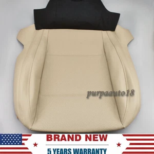 For Subaru Outback 2015-2019 Driver Perforated Leather Bottom Seat Cover TAN - Picture 1 of 7