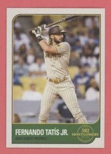 Fernando Tatis Jr 2021 Topps 582 Montgomery Club LOST DESIGN SET Card #20 PADRES