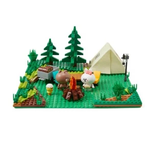 Line Friends Set Blocchi Costruzioni Autentici Tema Campeggio Regalo Perfetto - Foto 1 di 11