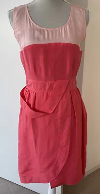 Vestido midi Fendi Spiced coral seda. Nuevo con etiquetas. PVP £910. Talla 42/Pequeña/ UK10 Foto 1 de 4