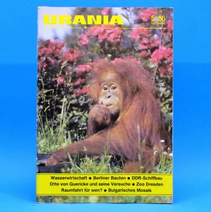Urania 5-1986 DDR Weltraum Mir Schiffbau Zoo Dresden Darßer Ort Kuba Guericke B - Foto 1 di 1