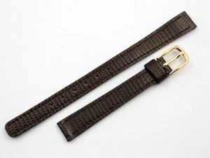 Seiko Watch Accessories Dark Brown 11/9 Mm Luxury Handmade Excellent Quality - Picture 1 of 5