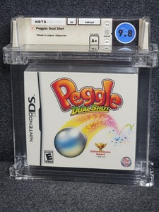 Nintendo DS PEGGLE Dual Shot New WATA 9.8 A+ Factory Sealed Slipcover GSI VGA