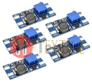 NUEVO 5 piezas DC-DC MT3608 Voltaje Step Up Módulo Convertidor Boost Ajustable - Imagen 1 de 3
