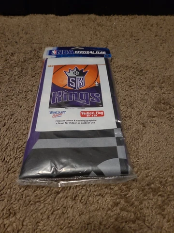 Sacramento Kings NBA 27” x 37” Vertical Flag NWT Cover