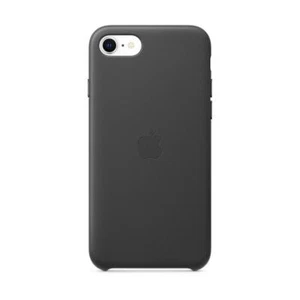 Apple iPhone SE Leather Case - Black - Photo 1 sur 2