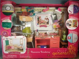 Our Generation Awesome Academy School Room Set for 18 inch Dolls NIB Battat Inc - Picture 1 of 12