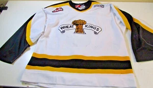 BRANDON WHEAT KINGS 2002-03 BRYAN NATHE #5 WHL GAME WORN MINOR HOCKEY JERSEY 54 - Picture 1 of 12