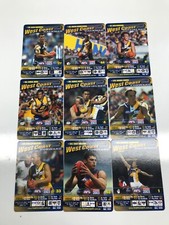 2003 AFL Teamcoach Trading Card Base Card Team set WEST COAST (9)