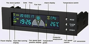 PC Internal 5.25" bay System and Drive Monitoring Display with Mode & Alarm Vari - Picture 1 of 15