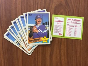 1985 Topps TIFFANY Set (20) DAN QUISENBERRY ALL-STAR #711 cards LOT ROYALS *MINT - Picture 1 of 1
