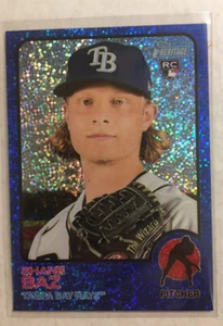 2022 Heritage Shane Baz R/C #161 Blue Sparkle - Picture 1 of 2