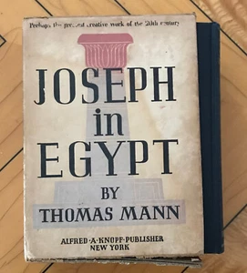 THOMAS MANN Joseph and His Brothers JOSEPH IN EGYPT 1st Americ Edition BOXED SET - Imagen 1 de 12