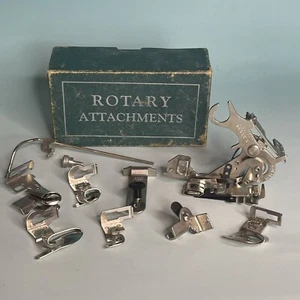 Vintage Griest Singer Rotary Sewing Machine Attachments Parts Box - Picture 1 of 5