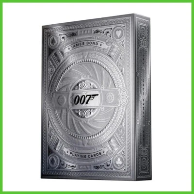 Mazzo di Carte da Gioco 007 James Bond Silver Edition Theory11 Poker Collezione - Immagine 1 di 4