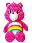Care Bears Cheer Bear 21" Plush Just Play 2015 Jumbo Pink Rainbow Large Plush 