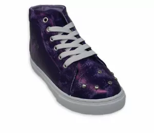 Disney Descendant 3 hohe Turnschuhe Schuhe 11/12/13/4 lila Evie Mal - Bild 1 von 5