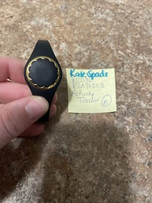 Diseñador Kate Spade Correa Ajustable Negra Deporte Vieira Rastreador de Actividad Foto 1 de 4