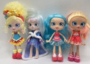 Shopkins Shoppies 5” Dolls, Lot Of 4 Dolls, Popette, Gemma, Jessicake, Stacey - Picture 1 of 12