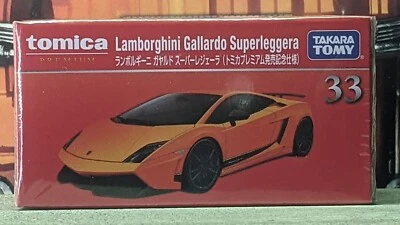 TOMICA PREMIUM #33 LAMBORGHINI GALLARDO SUPERLEGGERA [LIMITADO] ESCALA 1/62 Foto 1 de 4