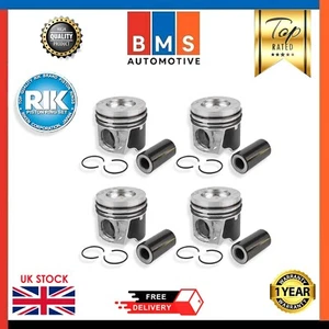 SET 04 PEZZI PISTONE RENAULT R9M DIESEL TAGLIA STD MARCA FLUENCE RIKEN NUOVO - Foto 1 di 9