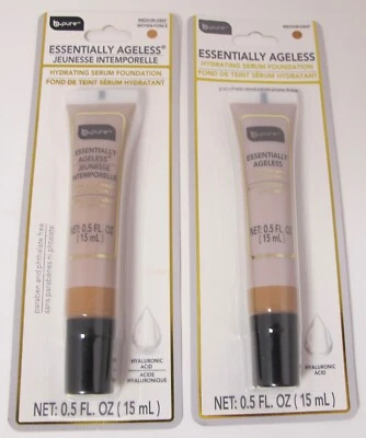 Lot of 2 - B Pure Essentially Ageless Hydrating Serum Foundation, Medium - Deep - Image 1 of 4