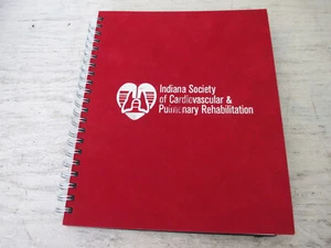 Indiana Society of Cardiovascular & Pulmonary Rehad Spiral BLANK Notebook, New - Picture 1 of 4