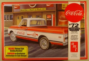 1972 Chevrolet Fleetside Coca Cola AMT 1/25 new sealed Retro Deluxe Round 2 - Picture 1 of 1