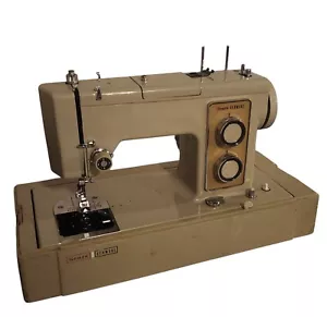 Máquina de coser vintage Sears Kenmore modelo 5186 con estuche y pedal - Imagen 1 de 12