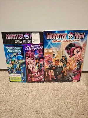Monster High DVD Lot Of 3 /Friday Night Frights/Camera Action/ Why Do Ghouls  Foto 1 de 4