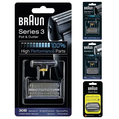 Braun Series 3 cabezal de repuesto paquete combinado 30B 32B 31B31S con lámina de corte cuchillas pieza