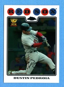 2008 Topps Chrome #66 Dustin Pedroia All-Star Rookie Boston Red Sox - Picture 1 of 1
