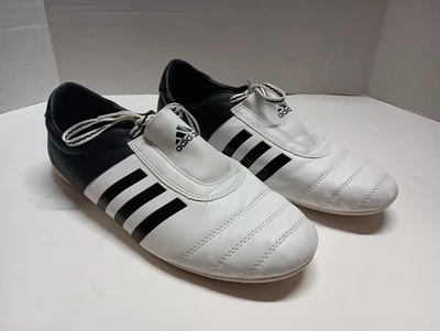 adidas Adi-Kick II Taekwondo Karate Shoes Men's 11.5 White ATKK02 Martial Arts  - Image 1 of 4