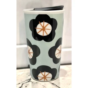 Starbucks Spring Daisy Flowers Floral Ceramic Travel Tumbler Mug 12 oz - Picture 1 of 12