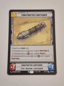 Constructed Lightsaber LOF 261 Legends of the Force Star Wars Unlimited - Picture 1 of 2