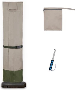 Outdoor Cantilever Umbrella Cover for 14 16 Ft Umbrellas 600D UV Resistant - Picture 1 of 6