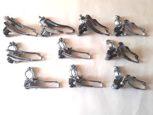 Job lot of 10 Falcon Front cycle Derailleurs in Silver for spares./repair - Picture 1 of 3