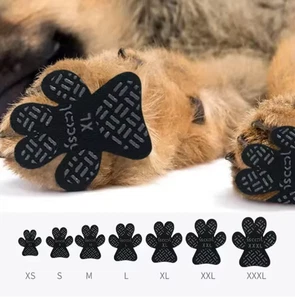 Pack de 4 empuñaduras antideslizantes para patas de perro almohadillas de tracción adhesivas fuertes protección para patas - Imagen 1 de 14