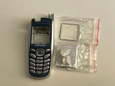 Samsung X600  housing Cover with buttons, Blue color, replacement - Image 1 of 4