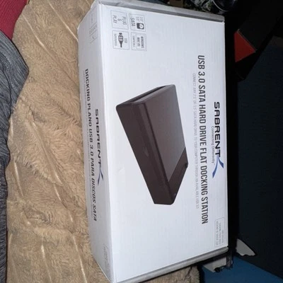 Sabrent EC-DFLT USB 3.0 to SATA External Hard Drive Lay-flat Docking Station - Image 1 of 2