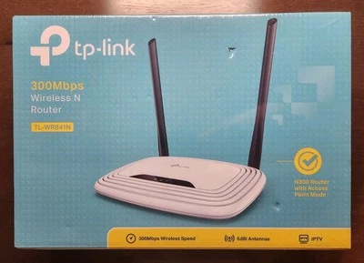 TP-Link TL-WR841N 300Mbps Wireless N Router, N300 Router With Access Point Mode - Image 1 of 4
