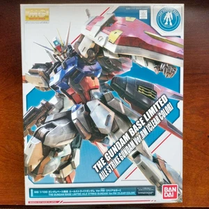 MG 1/100 The Gundam Base Limited AILE STRIKE Ver.RM CLEAR COLOR Model Kit Mint - Bild 1 von 8