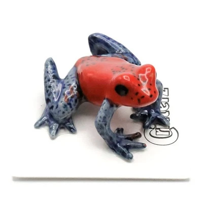 Little Critterz - Dart Frog "Fresa" LC328 - Mini animal de porcelana en caja Foto 1 de 4
