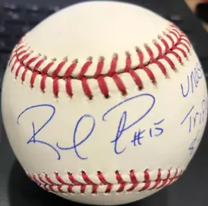Rafael Furcal Autographed ROMLB Baseball Unassisted Triple Play 8-10-2003 - Picture 1 of 2