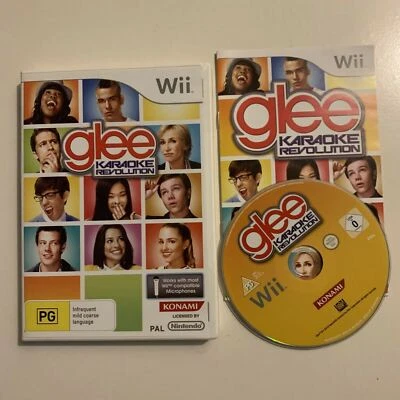 GLEE Karaoke Revolution - Nintendo Wii With Manual PAL - Image 1 of 4